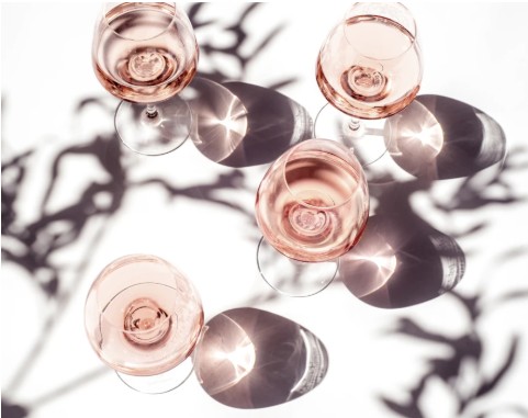 Verres de rosé 
