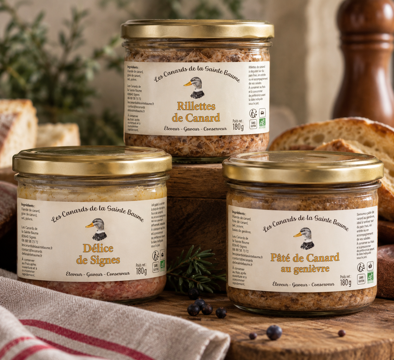 Pâtés de canard